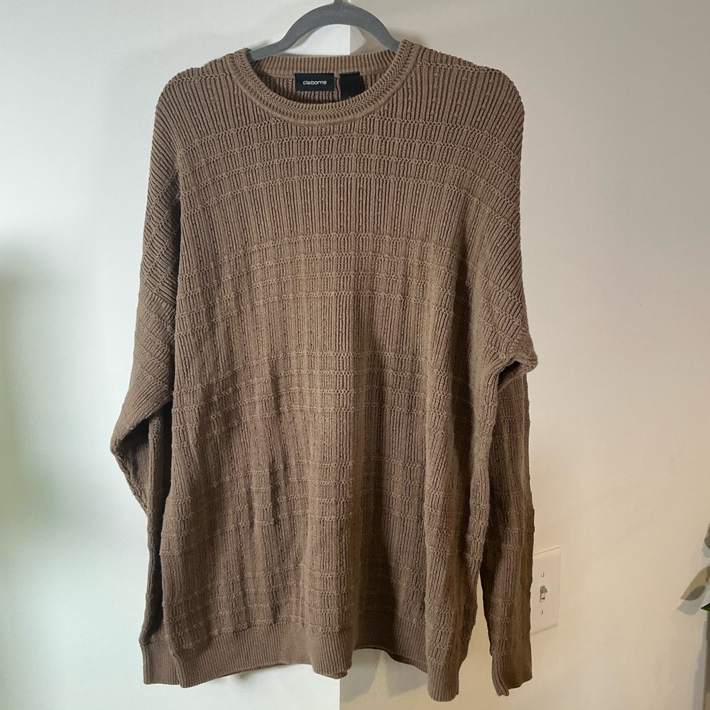 Cozy Cotton Brown Sweater